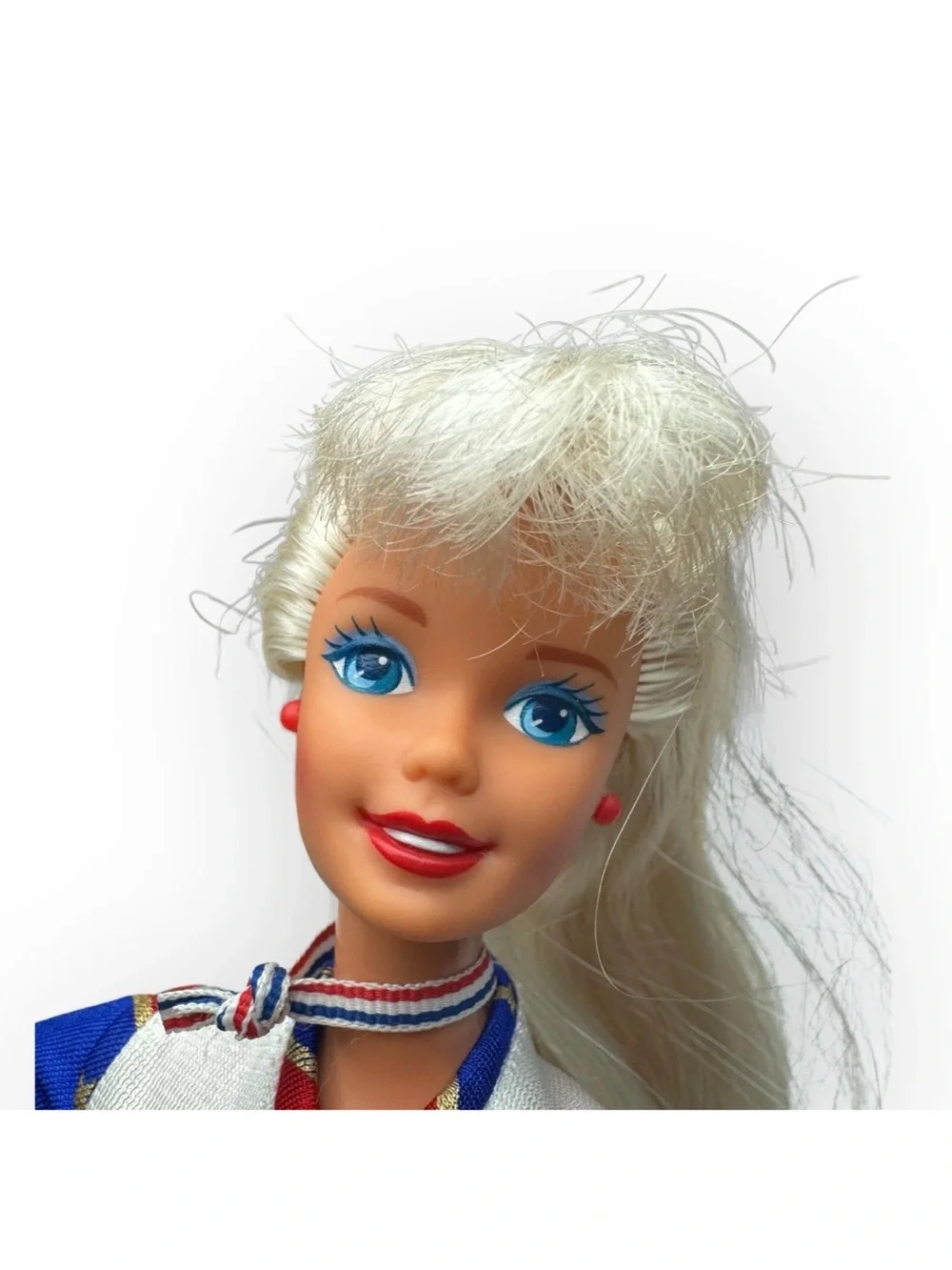 Mattel Barbie Doll 1996 Atlanta Olympic Games Orig Outfit with Medal&Accessories